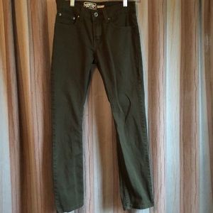 Like New Boys’ Levi Strauss Olive Green Jeans